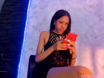 mystiquets —  GOAL: Trans fucking wife - 1 of 2 -  [100]  Great SHOW, fucked and an excellent semen load   #ebony #squirt #bigcock #trans #cum