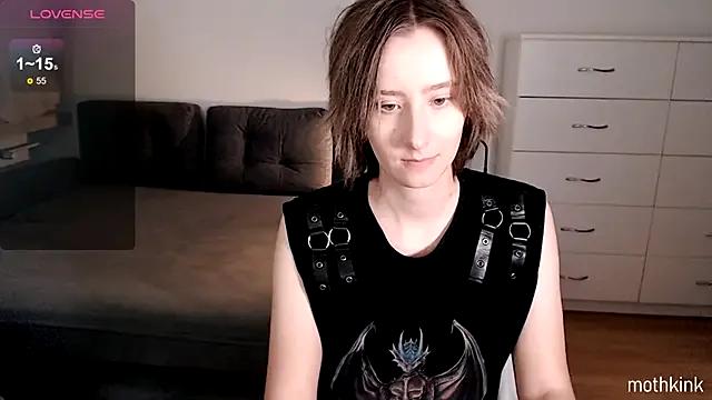 mothkink — drooly dildo blowjob